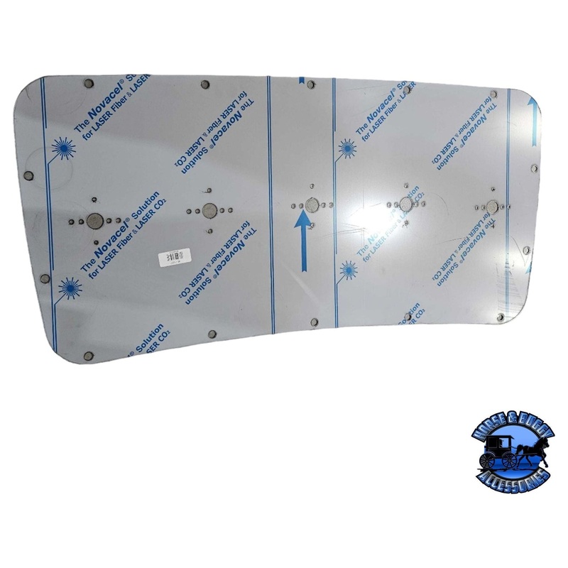 ss-1037 Peterbilt 389 stainless center headliner insert with 5 watermelon holes