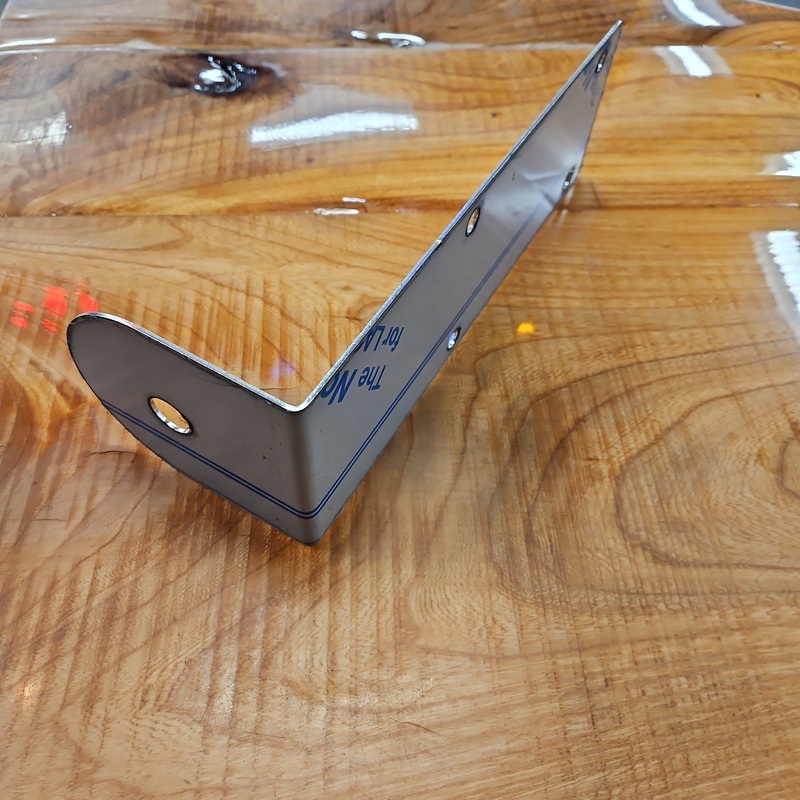 SS-1039 1” hole short bumper mount universal stainless steel 304s.s. bracket only ss-1039