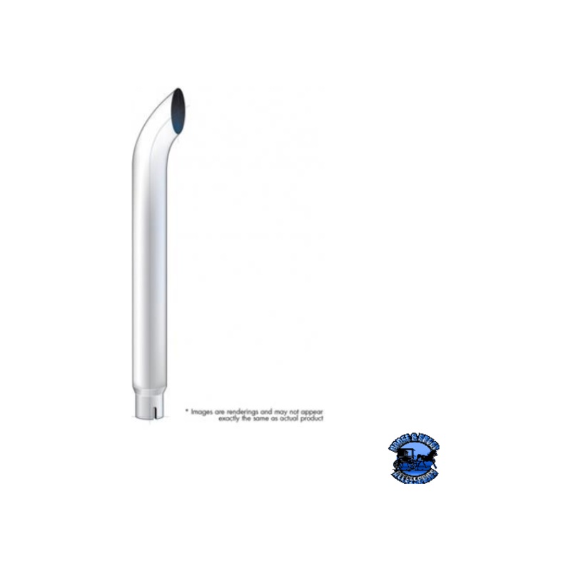 UNITED PACIFIC 6 CURVED REDUCE TO 5 I.D. BOTTOM EXHAUST