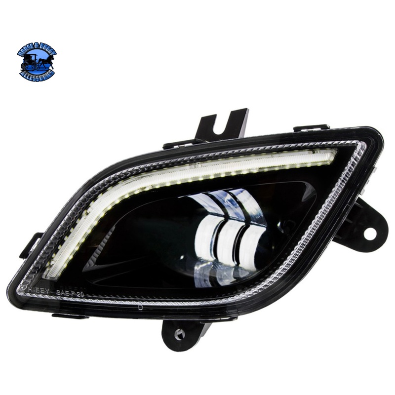 34 LED FOG LIGHT WITH LED LIGHT BAR FOR 2018-2024 FREIGHTLINER CASCADIA (Choose Color) (Choose Side)