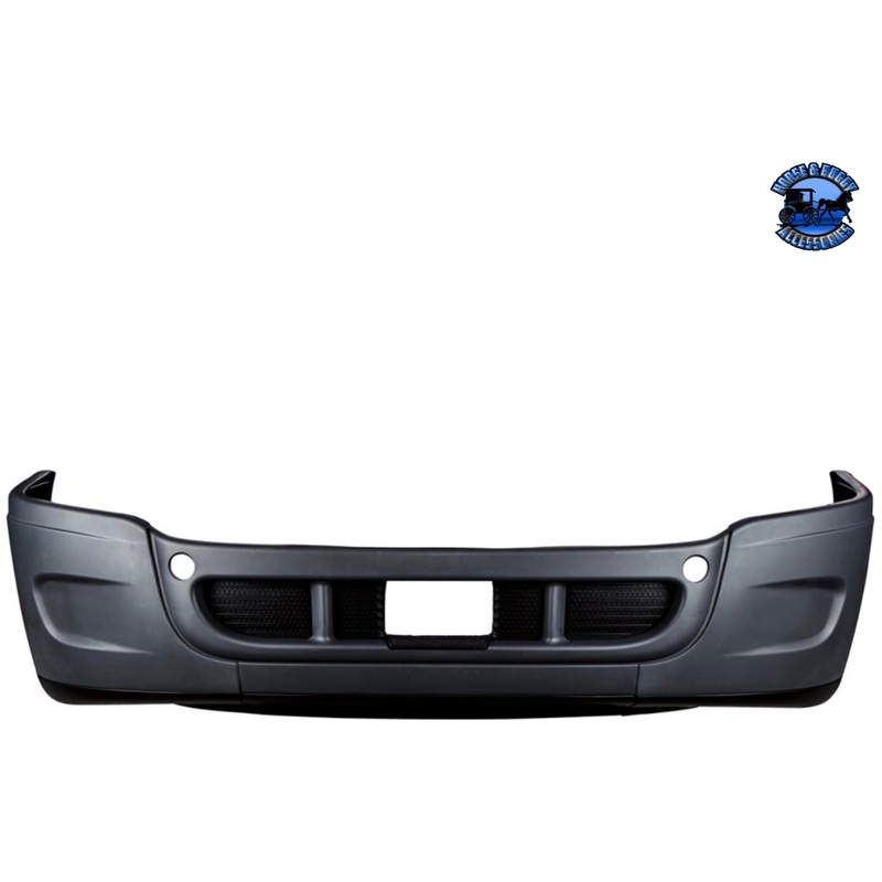 Complete 3-Piece Front Bumper Set (Choose Fog Light Hole) For 2008-2017 Freightliner Cascadia