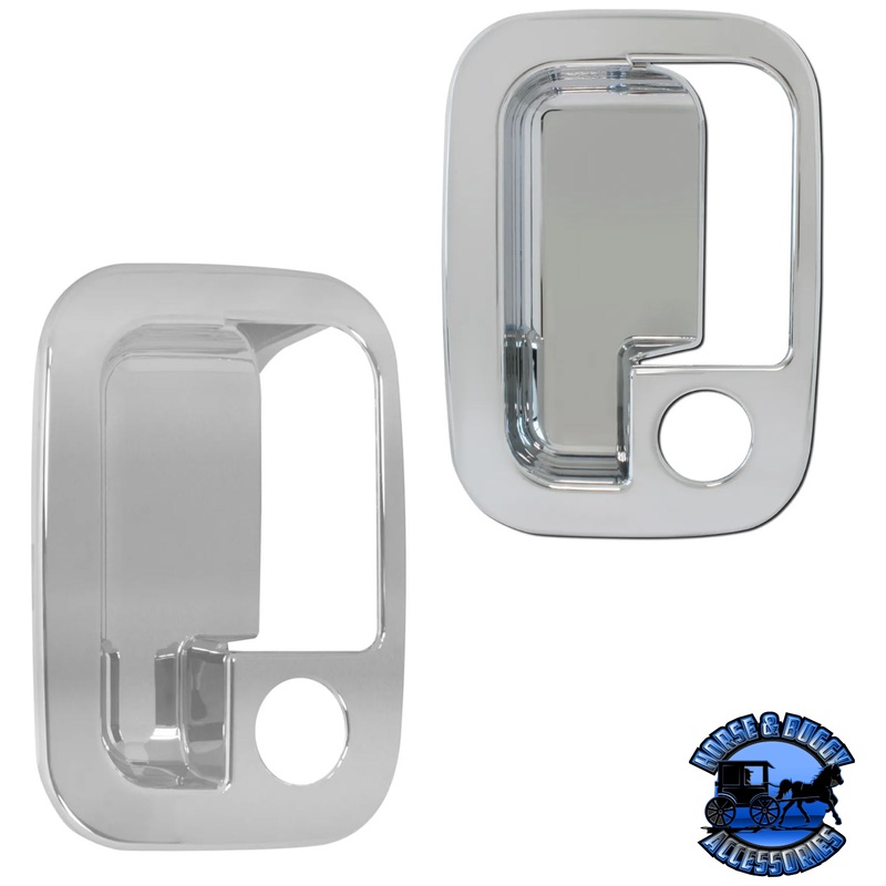 EXTERIOR DOOR HANDLE COVER SET FOR PETERBILT & KENWORTH 05+ #52003