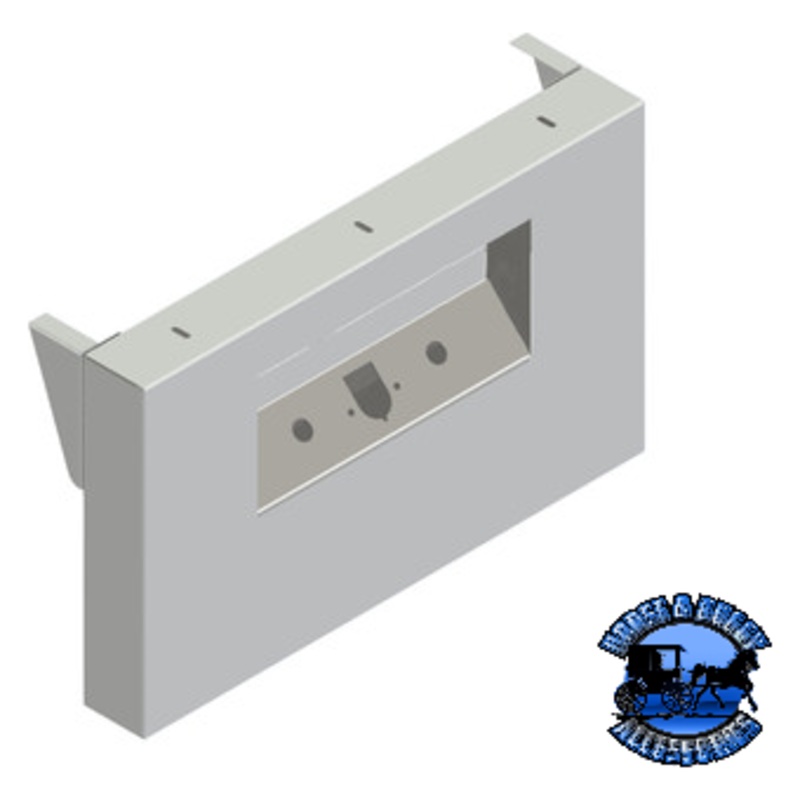 Iowa customs 304 stainless Rear Center Panel With Airline Box – 20 Drop (Choose style)