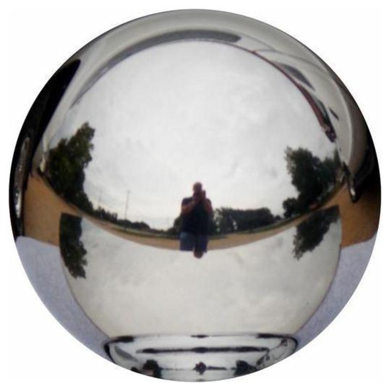 Polished Stainless Round Heavy Weight Shift Knob #SS-200-POL (1/2-13 female threads)