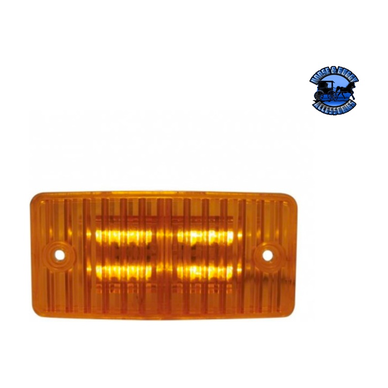 12 LED Cab Light For Freightliner Century (1996-2011) And Columbia (2001-2017) – Amber LED/Amber Lens #37645