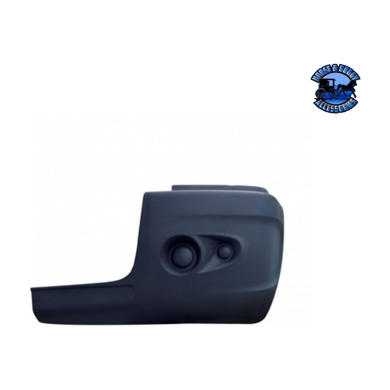 BUMPER END WITHOUT FOG LIGHT HOLE FOR 2005-2010 FREIGHTLINER CENTURY (Choose Side)