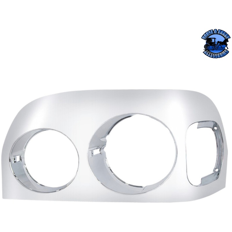 CHROME HEADLIGHT BEZEL FOR 1996-2004 FREIGHTLINER CENTURY -COMPETITION SERIES (Choose Side)