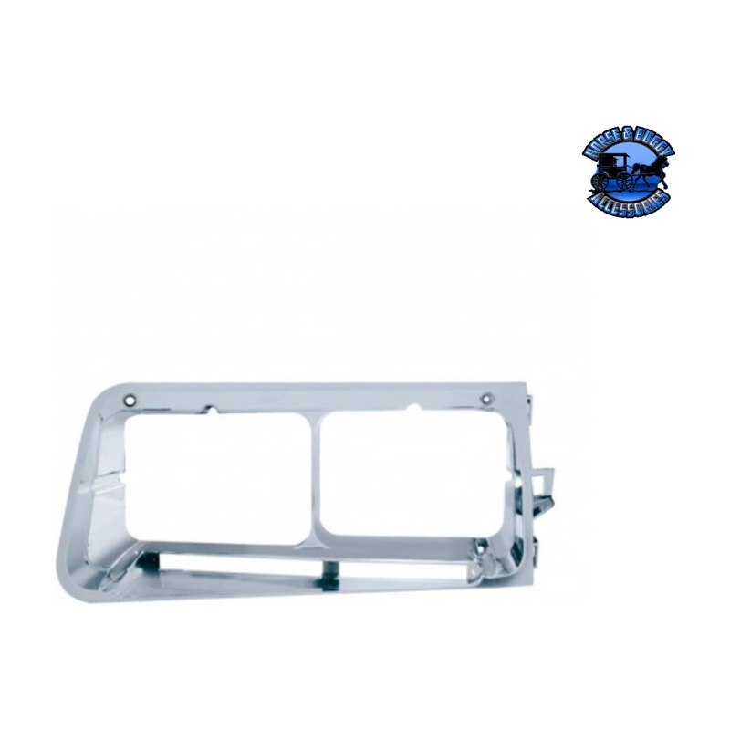 HEADLIGHT BEZEL WITH LED CUTOUT FOR 1989-2009 FREIGHTLINER FLD (Choose Side)