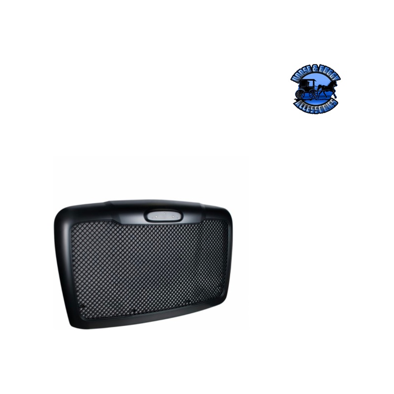 MESH GRILLE WITH BUG SCREEN & LOGO MOUNT FOR 2008-2017 FREIGHTLINER CASCADIA (Choose Color)