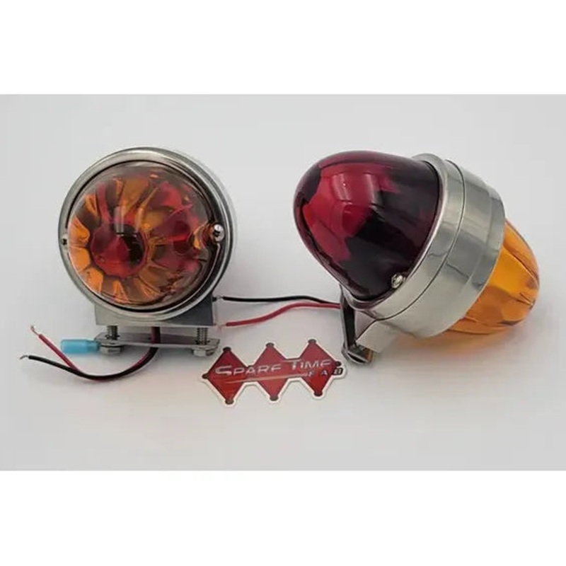 stf-kwhfbss KW W900 Front Watermelon Fender Light Bracket Set (sold in pairs) (Lights not included)