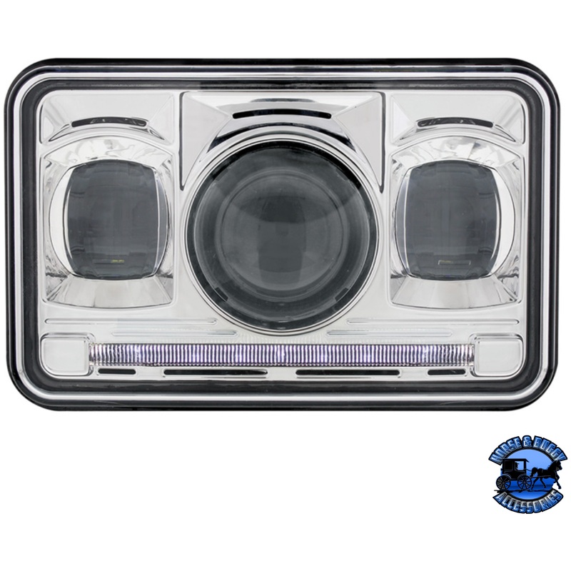 ULTRALIT – 11 HIGH POWER LED 4 X 6 PROJECTION HEADLIGHT (Choose High or Low)