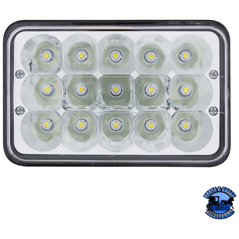 ULTRALIT – 15 HIGH POWER LED RECTANGULAR LIGHT #34124