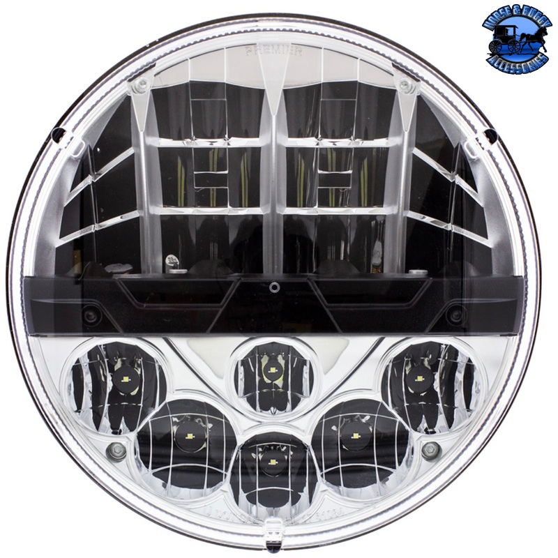 ULTRALIT – High Power LED 7 Headlight With Polycarbonate Lens & Housing #31084