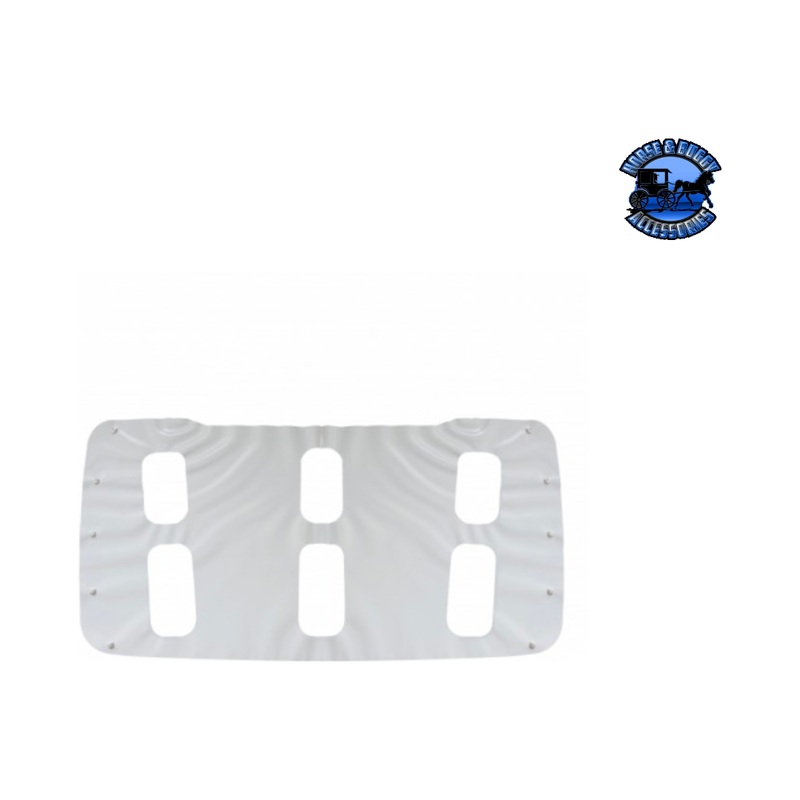 White Vinyl Front Winter Guard For 2008-2017 Freightliner Cascadia #21149