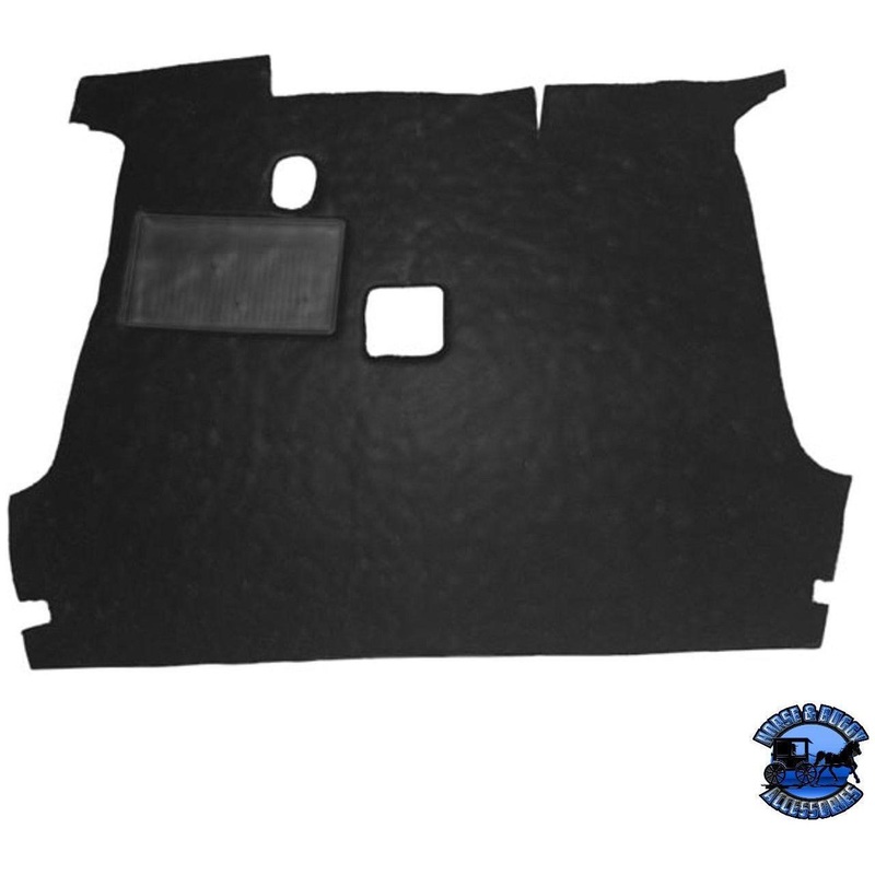 #02-15170001  Cab Floor Mat Black Vinyl For Kenworth W900L 2006-Newer