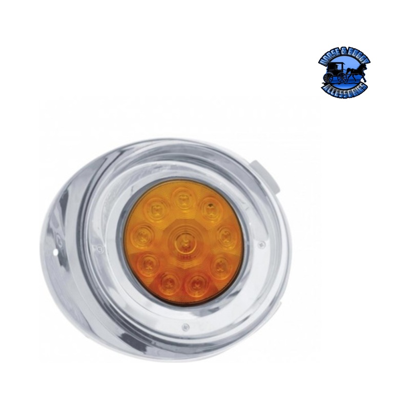 10 LED FREIGHTLINER DAYTIME RUNNING LIGHT CONVERSION KIT WITH VISOR (Choose Color) (Choose Side)