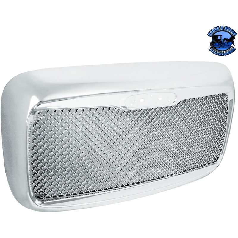 Chrome Mesh Style Grille For Freightliner Columbia #21194
