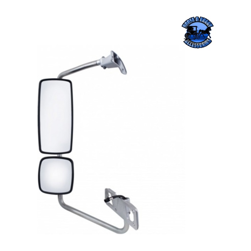 CHROME MIRROR ASSEMBLY FOR 2001-2020 FREIGHTLINER COLUMBIA – HEATED (Choose Side)