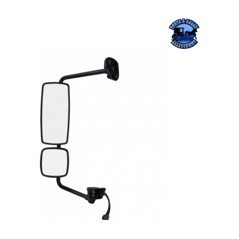 CHROME MIRROR ASSEMBLY WITH POWER ADJUST & HEATED FOR FREIGHTLINER M2 (Choose Side)