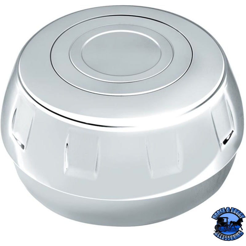 CHROME STEERING WHEEL HUB & HORN BUTTON KIT FOR PETERBILT (2006+) & KENWORTH (2003+) #88259