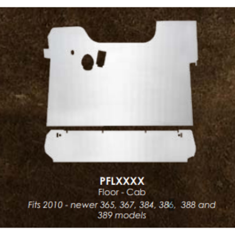 PFL1881RAW Peterbilt Floor – Cab – 3/16 Thick Aluminum – Ready for Paint