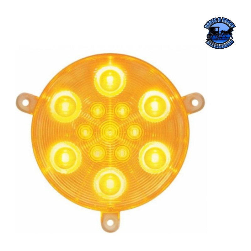 UP-37617 13 Amber LED Daytime Running Light For 2005-2010 Freightliner Century – Clear Lens #37617