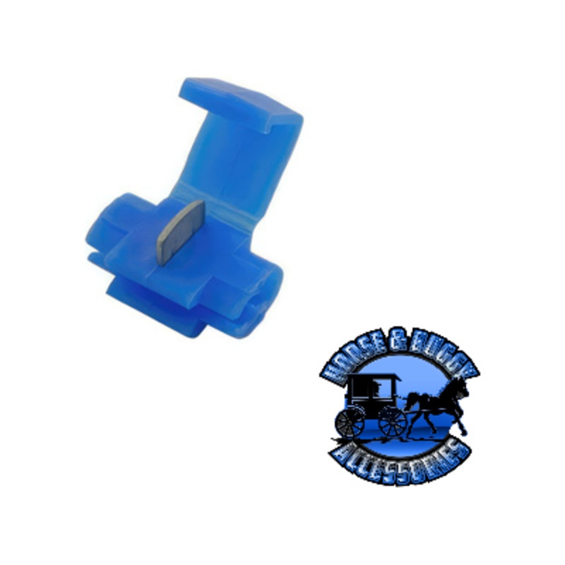 UP-98099 22-16 AWG Red Mid-Line Tap Connector w/ Stop, 6 Pcs.