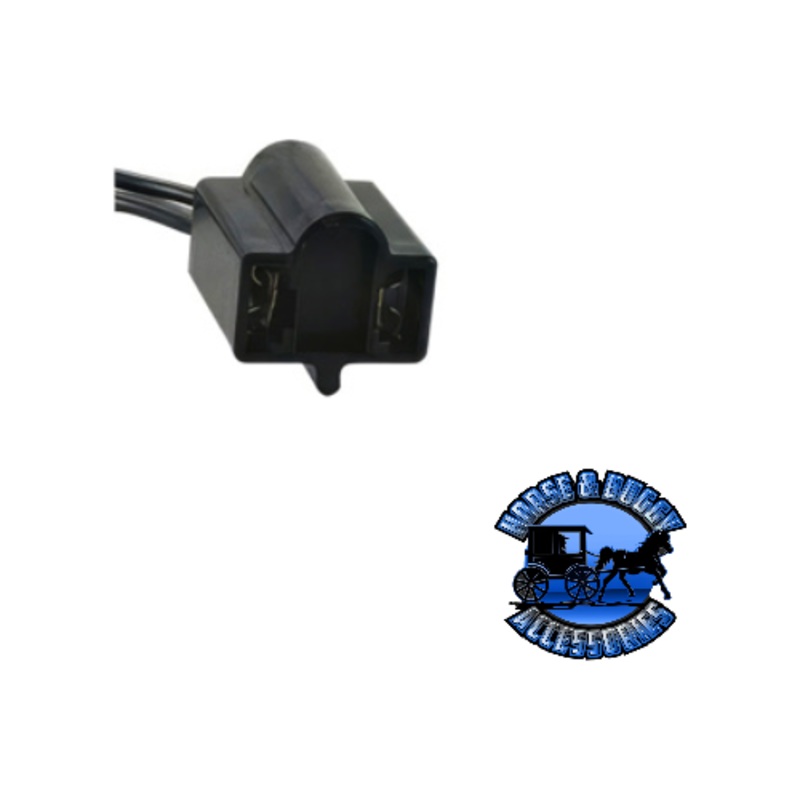 UP-98330 2-Wire Universal Sealed Beam Connector for Two Terminal Sealed Beam Headlights or Flashers, 1 Pc.