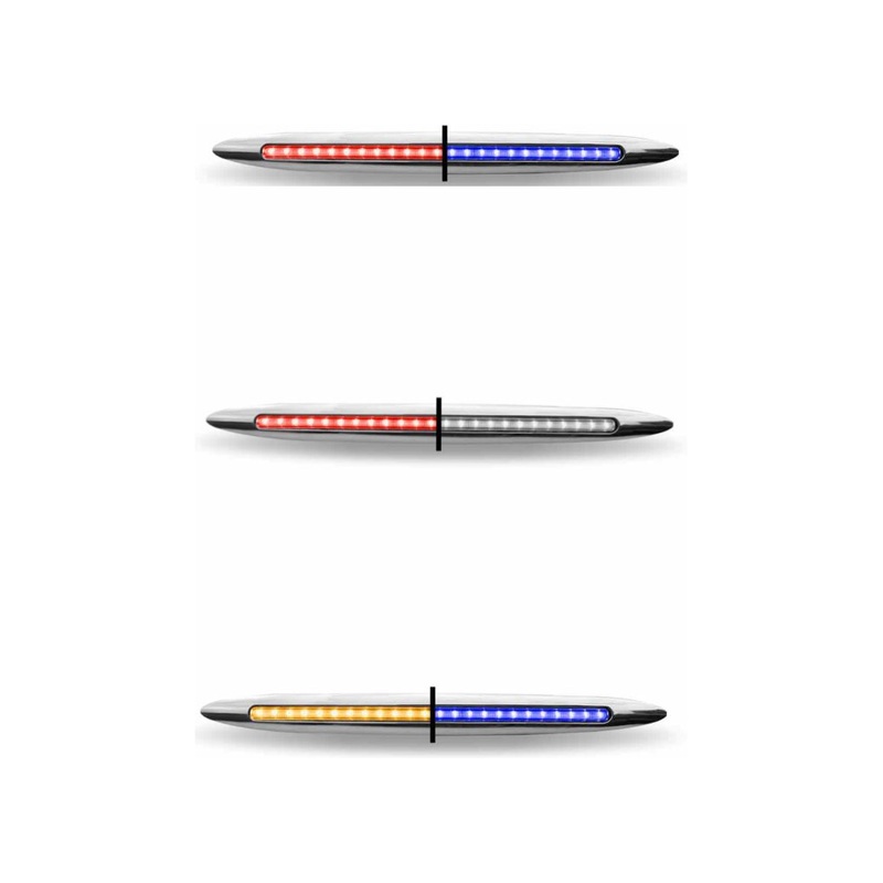 17 Slim Flatline Trux Dual Revolution LEDs (Choose Color)