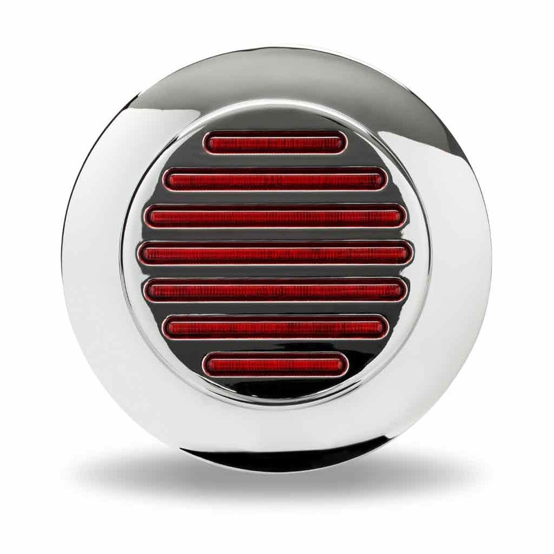 4 Flatline Flange Mount Red LED (49 Diodes)