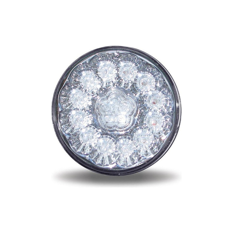 4 Super Diode Clear Red Stop, Turn & Tail LED (17 Diodes)