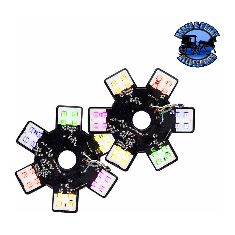 5 RGB Multi-Color Auxiliary Star LED Light Kit  24 Diodes TLED-X3RGB