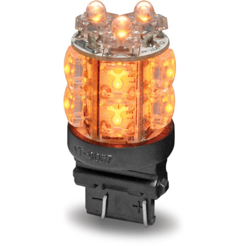 LED Lighting – Bulb – Stop / Tail – Amber – Push In (13 Diodes)