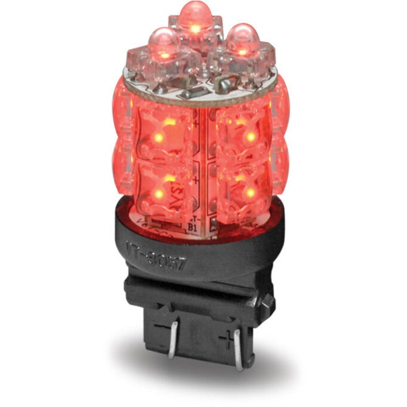 LED Lighting – Bulb – Stop / Tail – Red – Push In (13 Diodes)