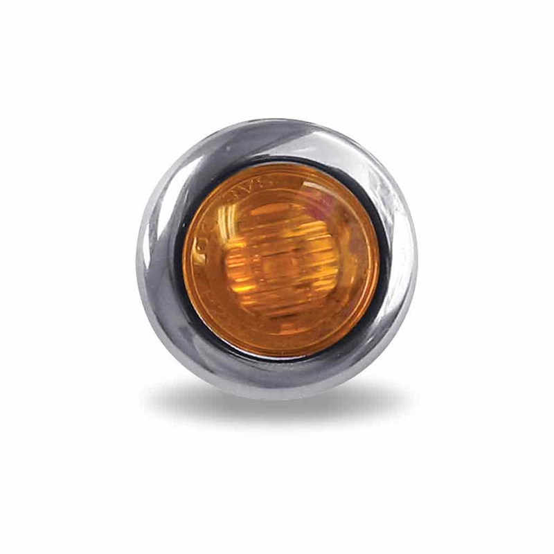 Mini Button Amber LED – 2 Wire