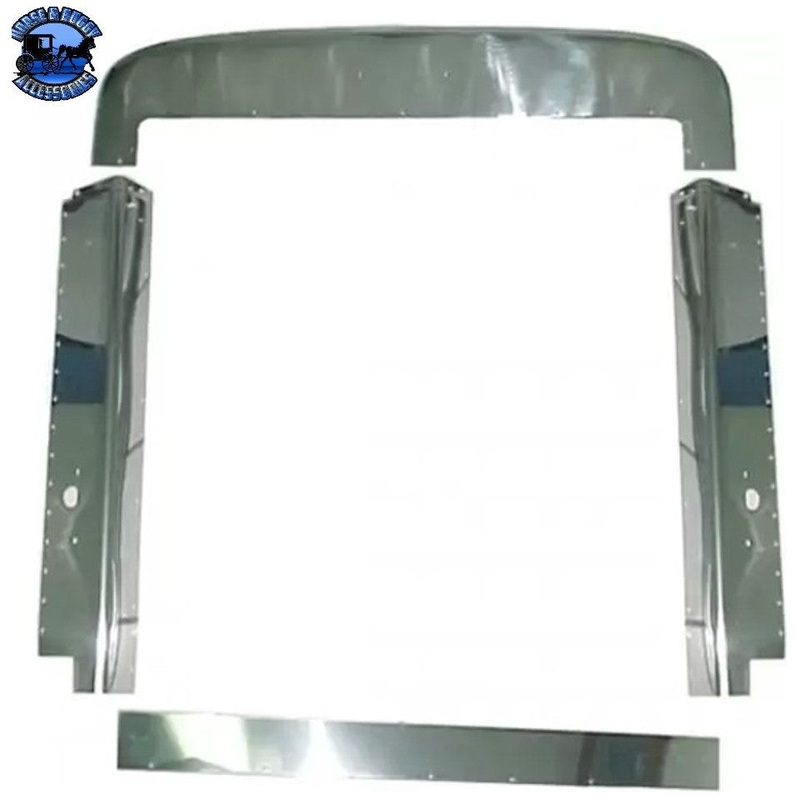 01-121000046 Stainless Steel Grille Surround Kit For Peterbilt 389/388