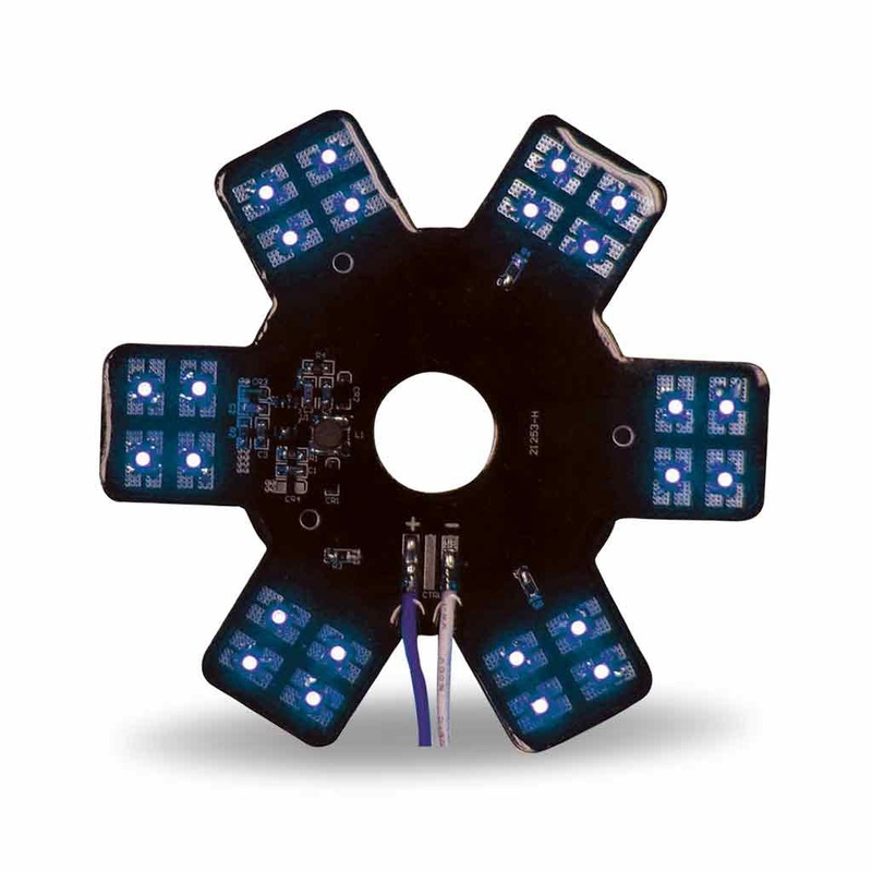 5 Star Blue LED for 13 Donaldson Air Breather (24 Diodes)