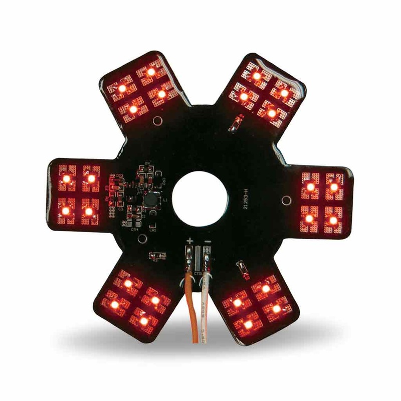 5 Star Red LED for 13 Donald. Air Breather (24 Diodes)