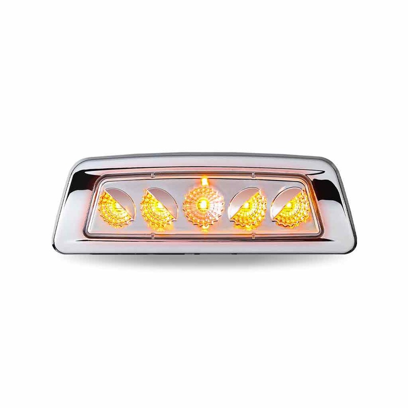 KENWORTH T680/T700/T880 DRIVER FENDER MARKER LIGHT-AMBER LED