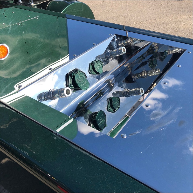 Recessed Airline Box -7-Design #8 304 Polished Stainless Steel (Choose Style)