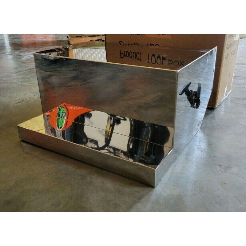 t-24-201 Peterbilt 359,379,389,388 201 stainless steel battery step box (24 wide)