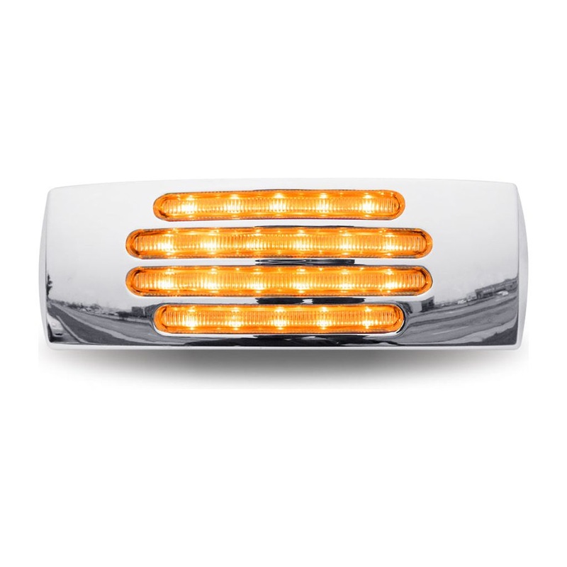 TLED-FTCA 2X6 Flatline Clear Amber Trailer LED (22 Diodes)