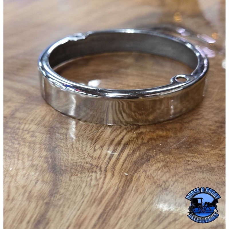 92505bp Universal Chromed stainless tall bezel for 3.5 Watermelon glass lights #92505