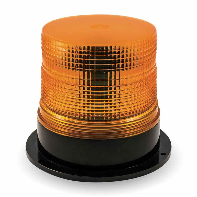 Amber Medium Profile Single Flash Beacon Light – 380 LM (3 Diodes)