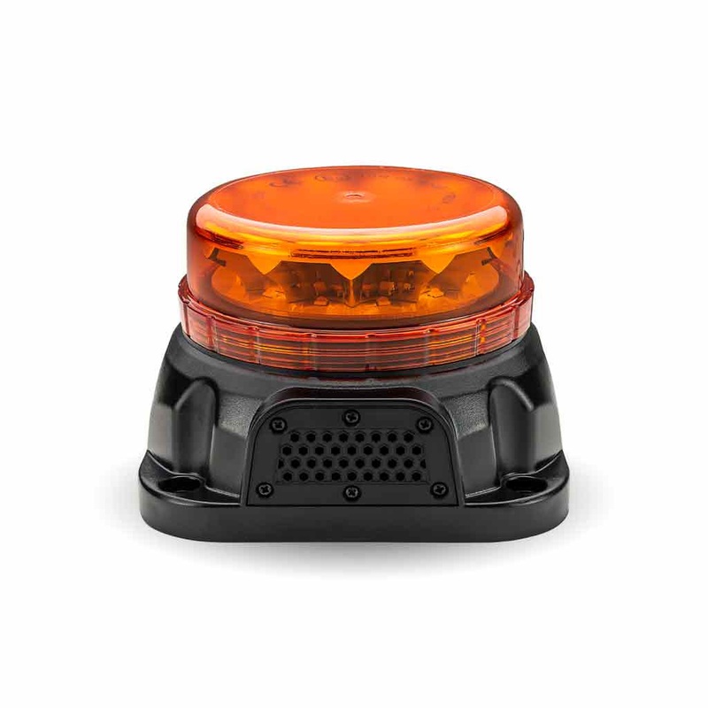 Back-Up Alarm Class 1 Amber LED Warning Beacon with 36 Flash Patterns