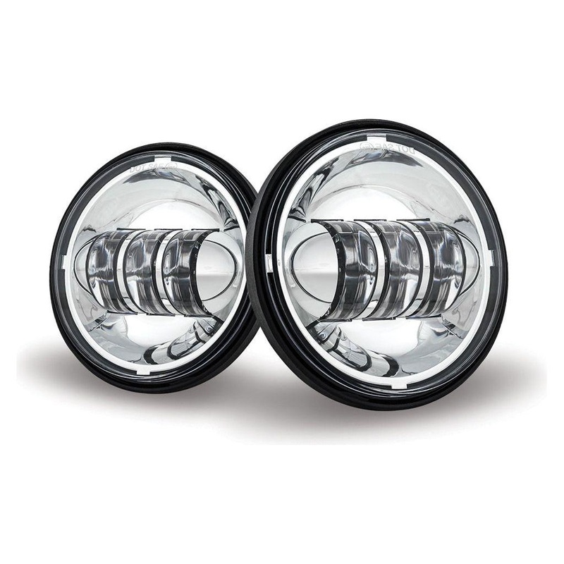 TLED-H26 4.5 Motorcycle LED Fog Lights  3000 Lumens (Pair)