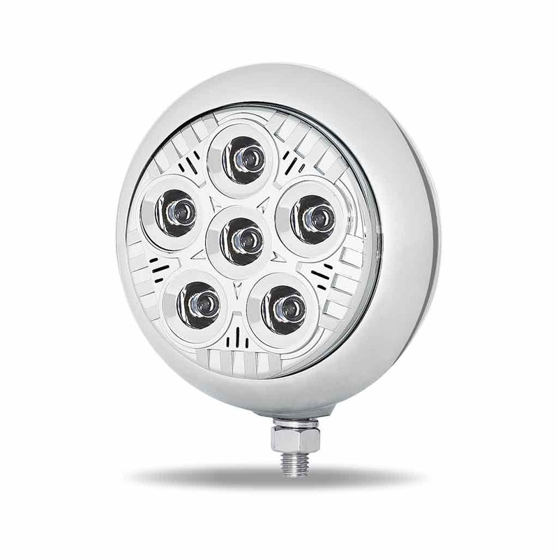 TLED-UX1 5 Legacy Series Chrome Round LED Work Light with Legacy Housing  Spot Beam | 2000 Lumens