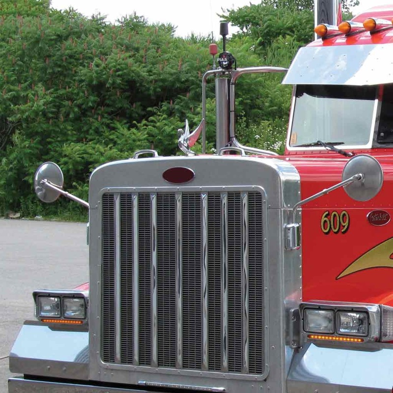 TM-2005 Curved Arm with Rectangular Base  Mirror Hood Mount