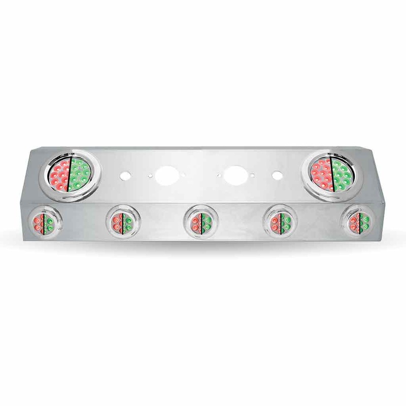TU-1601L4 Dual LED Airline Box  4 & 2 LEDs (Clear Lens) | Stainless Steel