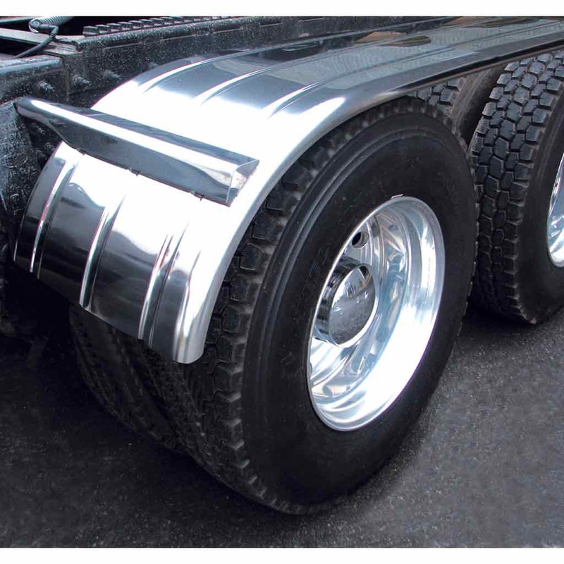 TFEN-H22 142 Fully Ribbed Half Fender with Rolled Edge (115 – 27) – 16 Ga.